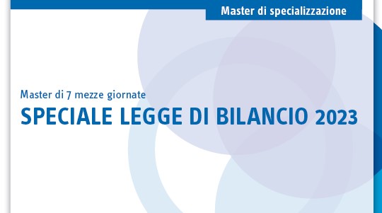 Immagine Speciale legge di bilancio 2023 | Euroconference
